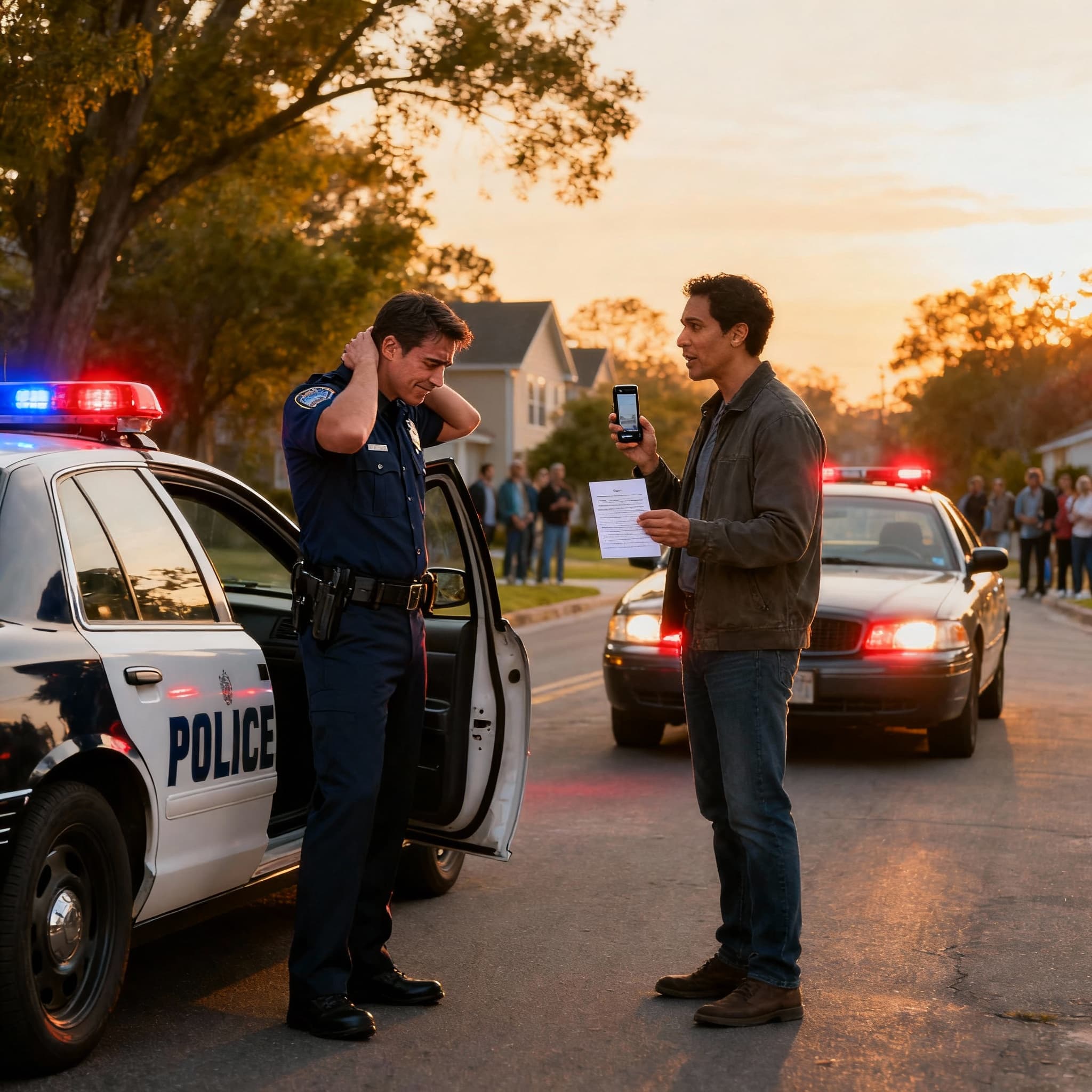 Citizen exercising rights